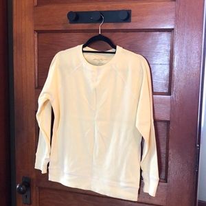 Eddie Bauer sweatshirt - butter yellow